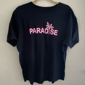 Future Palms XL Navy Tee